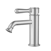Clasico Basin Mixer Ceramic Handle Brushed Nickel HYB868-203A-BN