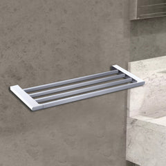 Cora Towel Rack Chrome & White 5303-600-CW