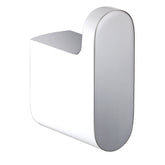 Cora Robe Hook Chrome & White 5306-CW