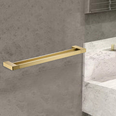 Ceram Double Towel Rail 800mm Brushed Gold 55602-800-BG