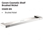Ceram Cosmetic Shelf Brushed Nickel 55609-BN