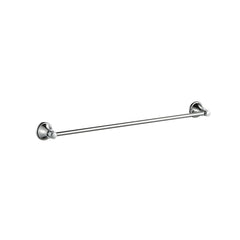 Clasico Vintage Single Towel Rail 600mm in Brushed Nickel - 66501-600BN