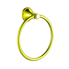 Clasico Vintage Towel Ring in Brushed Gold - 66503BG