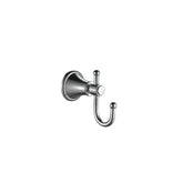 Clasico Vintage Robe Hook in Brushed Nickel - 66506BN