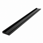 Custom Made Slimline Tile Insert Shower Drain Matt Black 300-3000x100x21mm