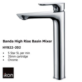 Banda High Rise Basin Mixer HYB22-202