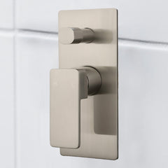 Ceram Wall Mixer with Diverter Brushed Nickel HYB636-501BN