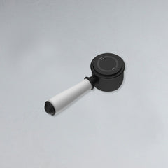 Clasico Ceramic Handle For Wall Mixer Matte Black - HYB868-301A-MB-HD