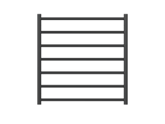 Allegra 7 Bar Heated Towel Rail JY-3328-MB