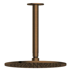 Antique Brass Ceiling Shower Arm LB114+WH52-10
