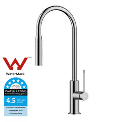 Aziz Pull out Sink Mixer in Brushed Nickel PCC1002BN