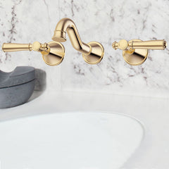 Clasico Vintage Bath Set in Brushed Gold - PCK90NZ01LF-BG