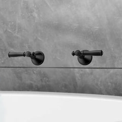 Clasico Vintage Wall Top Assemblies in Matt Black - PCK90NZ02LF-MB