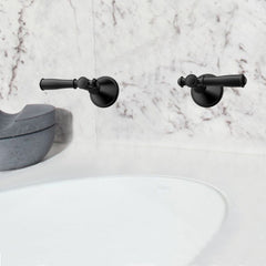 Clasico Vintage Wall Top Assemblies in Matt Black - PCK90NZ02LF-MB