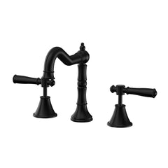 Clasico Vintage Basin Set in Matt Black - PCK90NZ04LF-MB