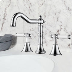 Clasico Vintage Basin Set Ceramic Handle - PCK90NZ04ALF