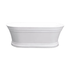 1700mm Hampton Matt White Freestanding Bath 5045-1700MW