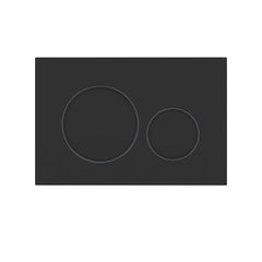 ABS Round Flush Buttons for Geberit Sigma Matt Black