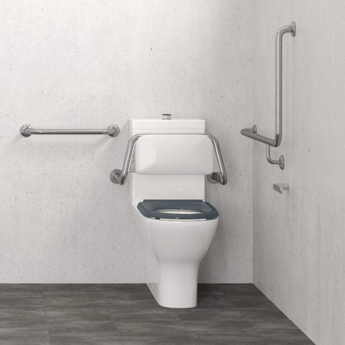 Disabled Toilet Back Rest, Stainless Steel
