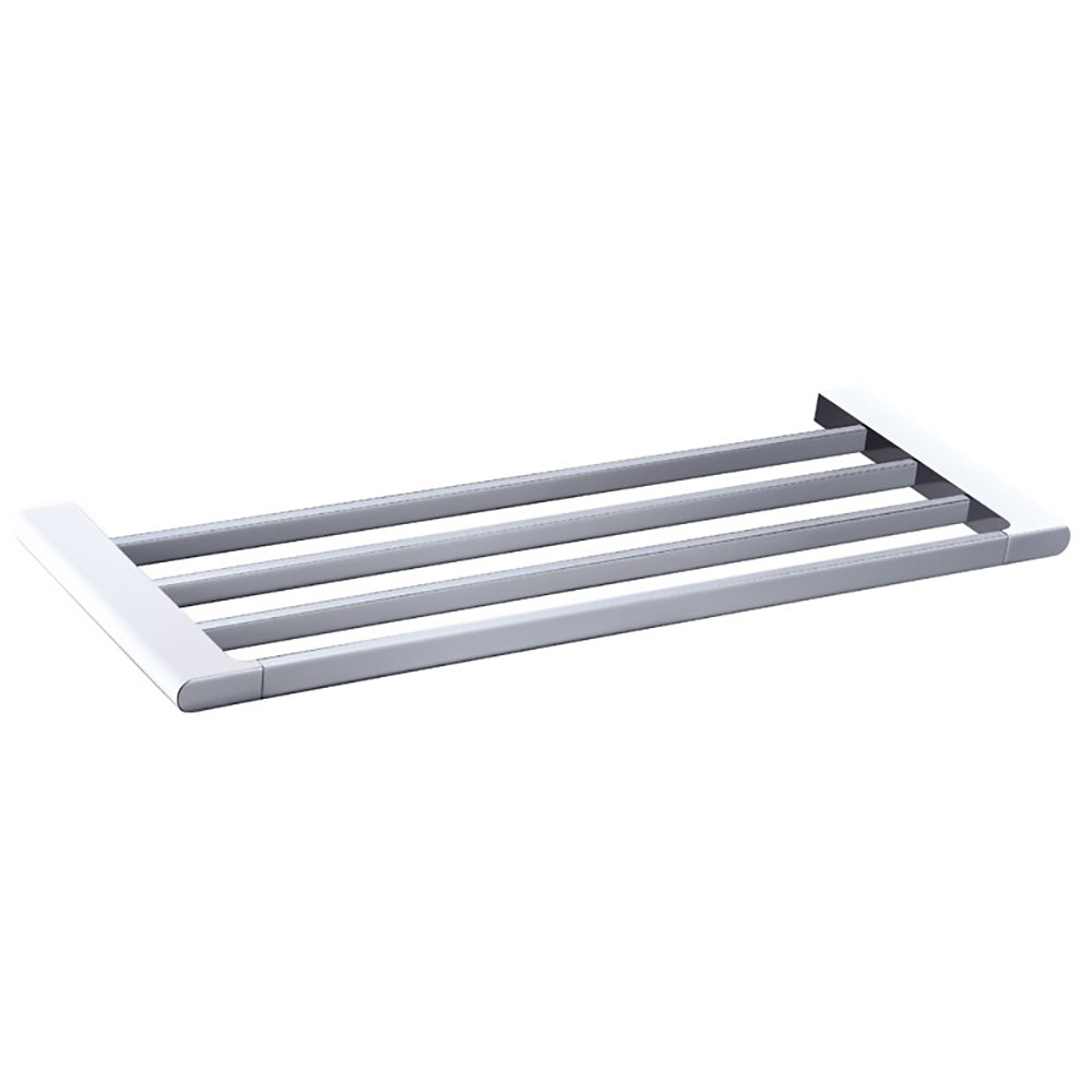 Cora Towel Rack Chrome & White 5303-600-CW