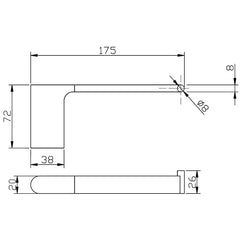 Cora Toilet Roll Holder 5304