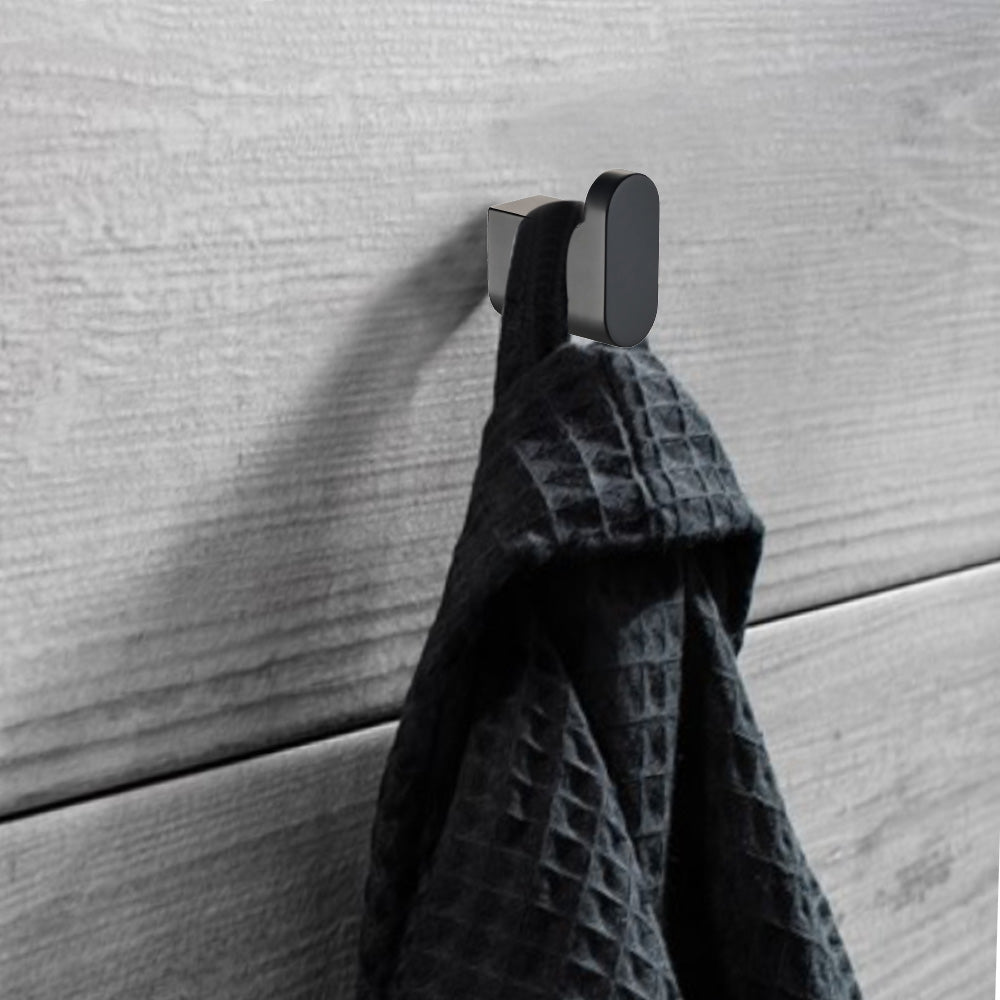Cora Robe Hook Matt Black 5306-MB