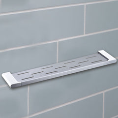 Cora Metal Shelf Chrome & White 5309-1-CW