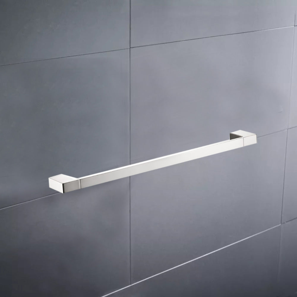 Ceram Single Towel Rail 600mm Brushed Nickel 55601-600-BN