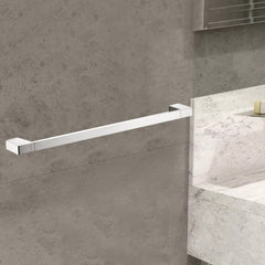 Ceram Single Towel Rail 800mm Brushed Nickel 55601-800-BN