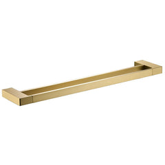 Ceram Double Towel Rail 800mm Brushed Gold 55602-800-BG