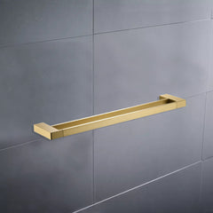 Ceram Double Towel Rail 800mm Brushed Gold 55602-800-BG