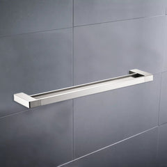Ceram Double Towel Rail 800mm Brushed Nickel 55602-800-BN