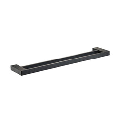Ceram Double Towel Rail 800mm Matt Black 55602-800-MB