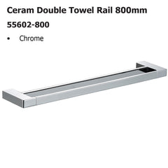 Ceram Double Towel Rail 800mm 55602-800