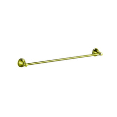 Clasico Vintage Single Towel Rail 600mm in Brushed Gold - 66501-600BG