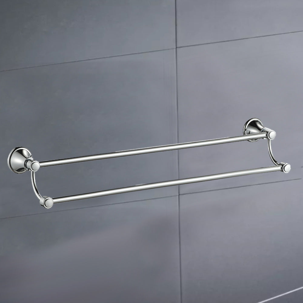 Clasico Vintage Double Towel Rail 800mm - 66502-800