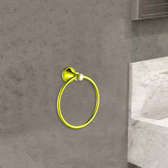 Clasico Vintage Towel Ring in Brushed Gold - 66503BG