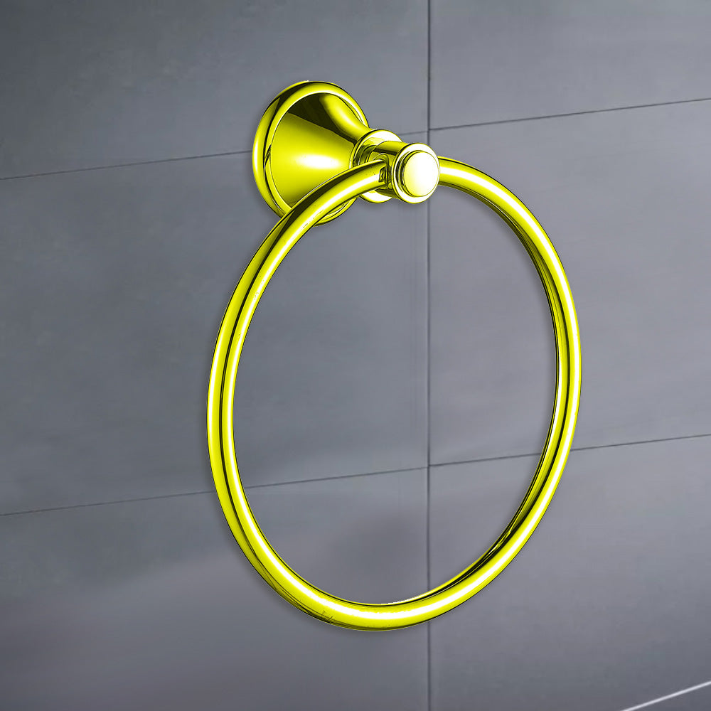 Clasico Vintage Towel Ring in Brushed Gold - 66503BG
