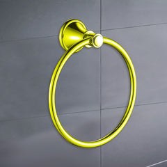 Clasico Vintage Towel Ring in Brushed Gold - 66503BG