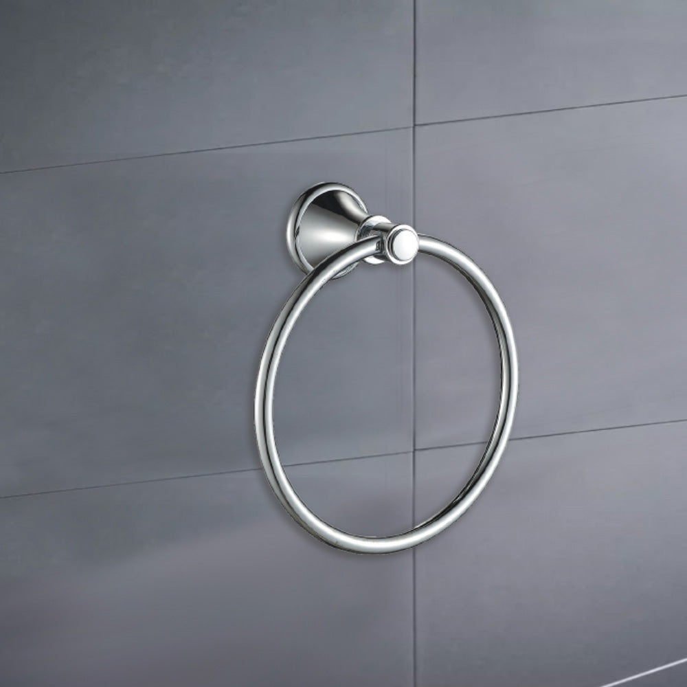 Clasico Vintage Towel Ring in Brushed Nickel - 66503BN