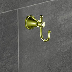 Clasico Vintage Robe Hook in Brushed Gold -66506BG
