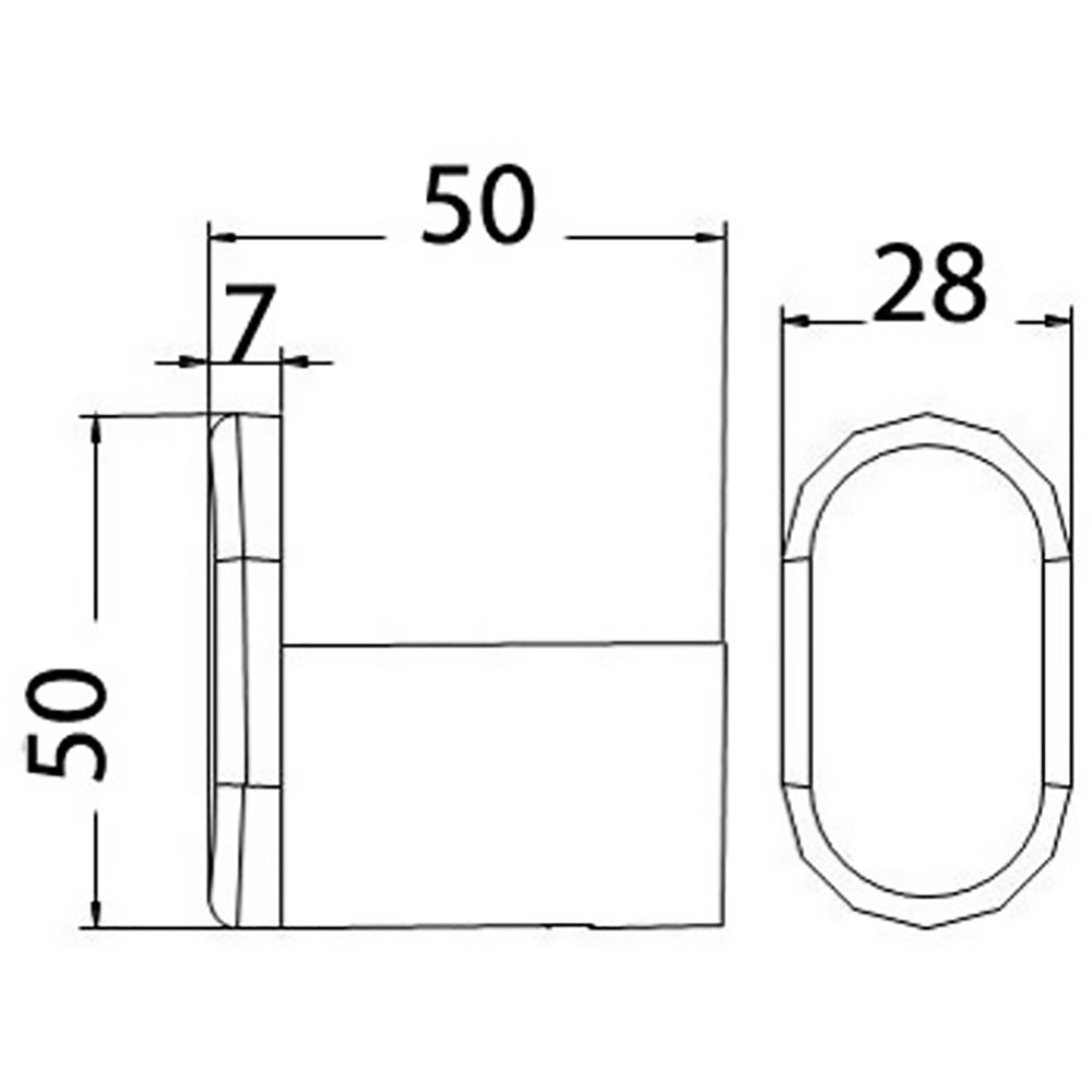 Dove Robe Chrome Hook 7310