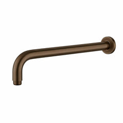 Antique Brass Round Wall Mounted Shower Arm - 400mm ABM-010