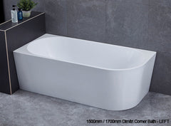 1500mm Alaska Corner Freestanding Bath