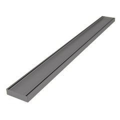 Custom Made Slimline Tile Insert Shower Drain Gun Metal 300-3000x100x21mm