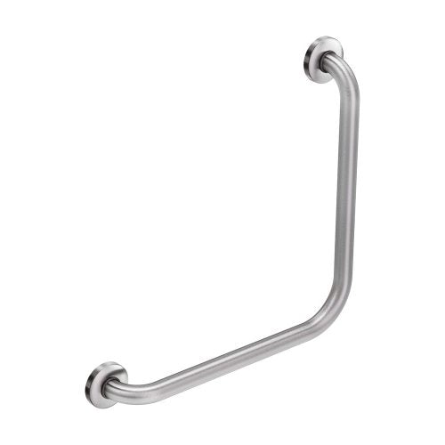90° Ambulant Grab Rail, Stainless Steel