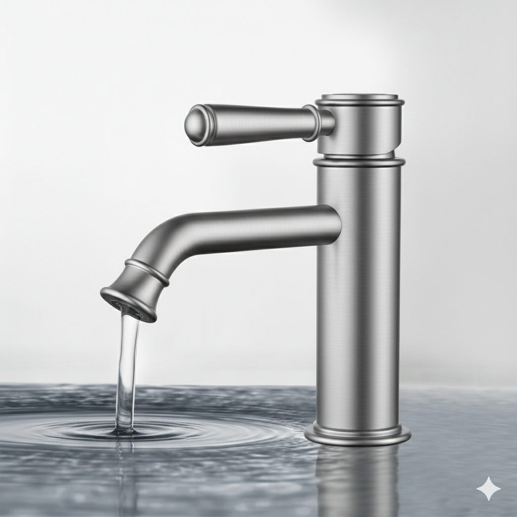 Clasico Basin Mixer Brushed Nickel HYB868-203-BN
