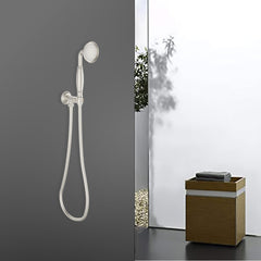 Clasico Vintage Hand shower On Wall Outlet Bracket in Brushed Nickel - HPA868-101-1BN