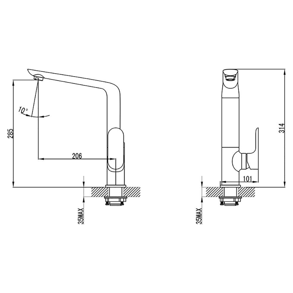 Banda Sink Mixer HYB22-101