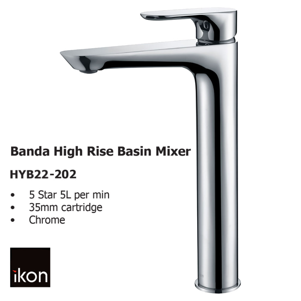 Banda High Rise Basin Mixer HYB22-202